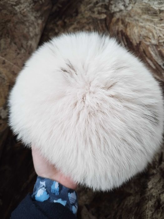 Toczek czapka zimowa futro naturalne r. 58