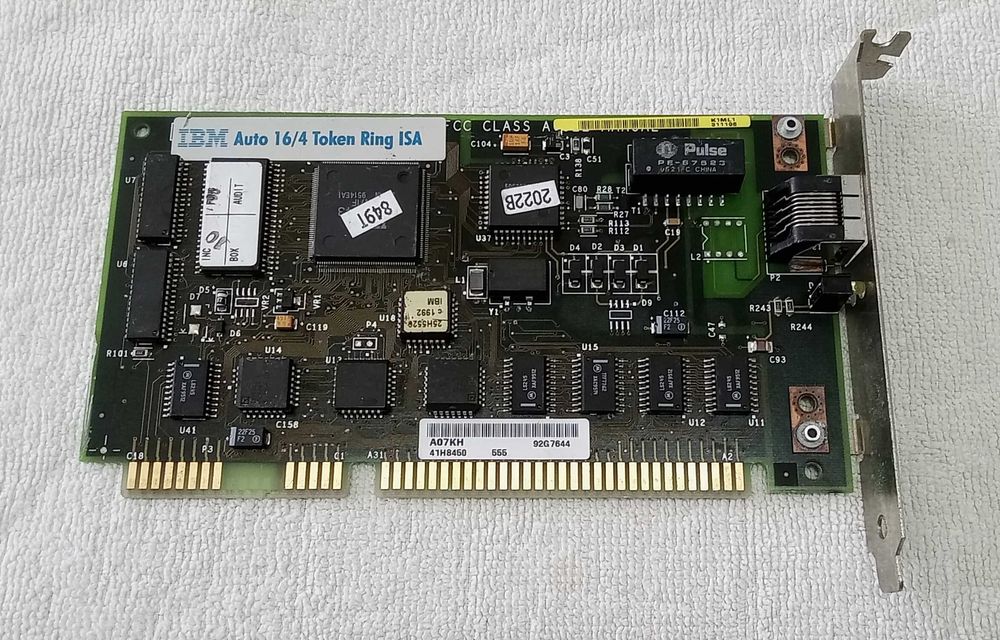 [PC Vintage] Placa de rede IBM Token Ring - ISA