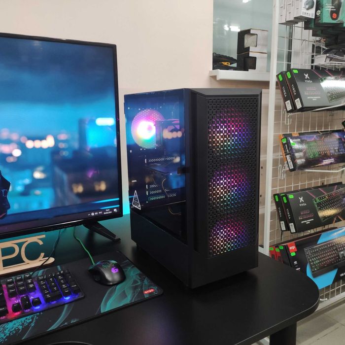 Компютер Новый Ryzen 5 5500, 16GB DDR4, GTX 1660 Super 6GB, SSD 512GB