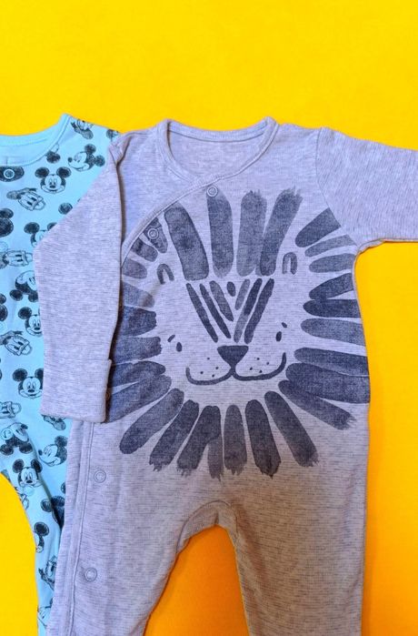 Чоловічки (набір, 5 шт) для хлопчика 0-3 міс  (56-62). Ціна за набір.