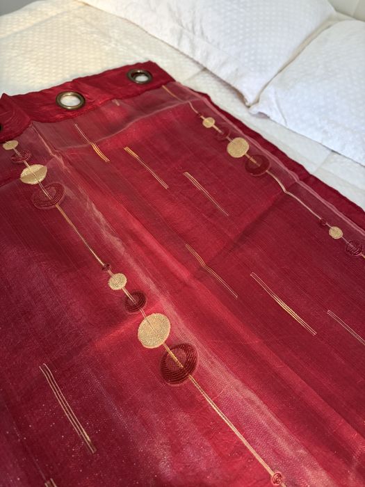 Cortinados Bordô (x2)