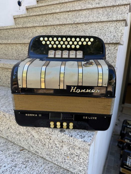 Concertina Hohner Norma III, 3 Voz. M . 3 . B