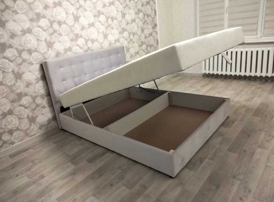 Ліжко НОВЕ Каміла Двуспальне з Ортопедичним Матрацом Доставка Кровать