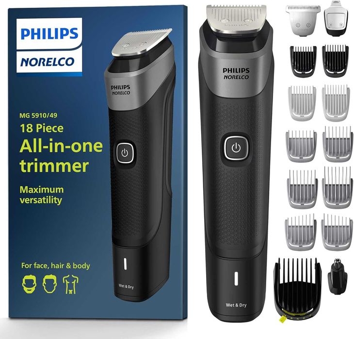 Триммер і машинка для стрижки Philips MG5910/49 Multigroom 5000 Нові!