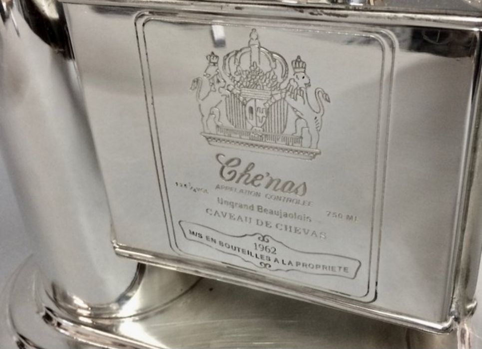 Impressione os seus convidados - refrigerador de champagne banhado a p