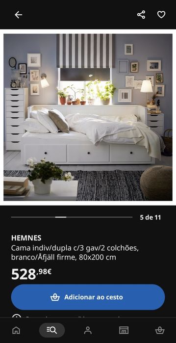 Sofá-cama IKEA vendida