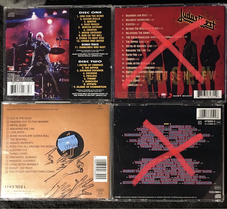 Judas Priest varios CDs