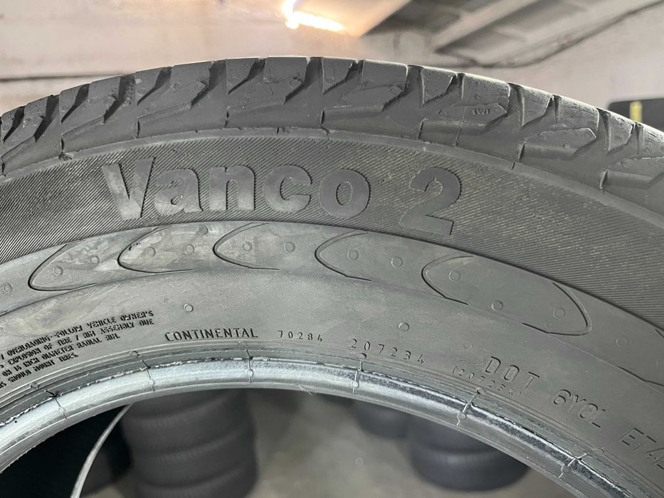 LS2002 Літні шини 215/65r16c Continental Vanco 2 комплект резина р16с