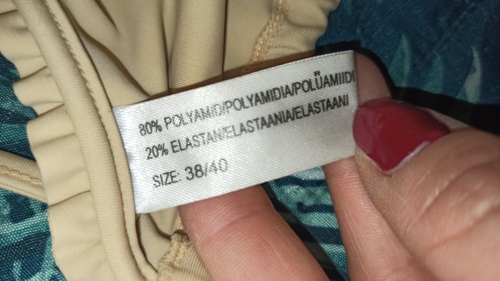 Strój kąpielowy damski beżowy 38/40 m/l