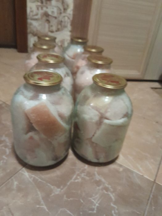 Сало свіжосолене,органічне, смалець,жир топлений