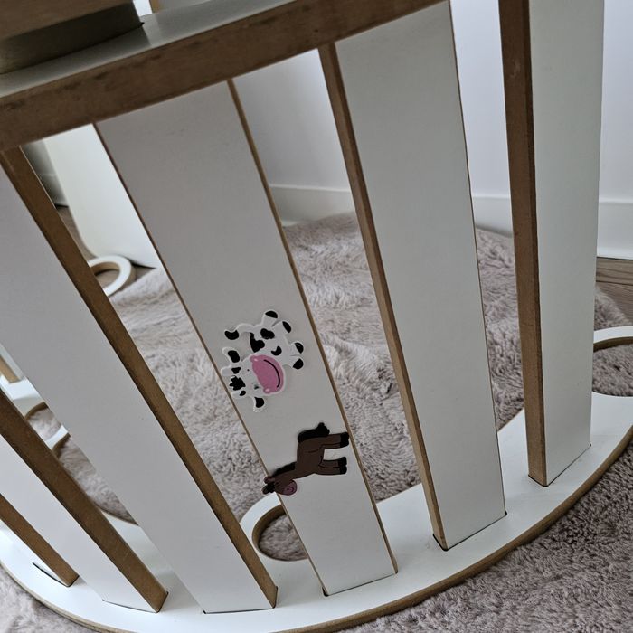 Drewniany Bujak XXL 3w1 zestaw zlozony Lunekids