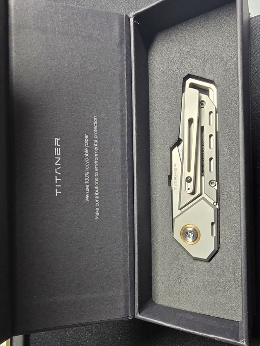 Titaner Utility knife, Nóż EDC, ostrza SK5. NEW, Tytan