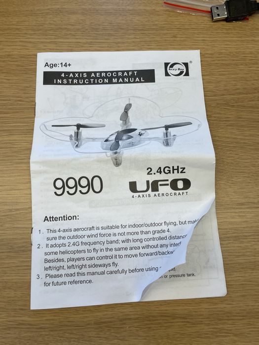 Drone pode ser usado a partir dos 8 anos