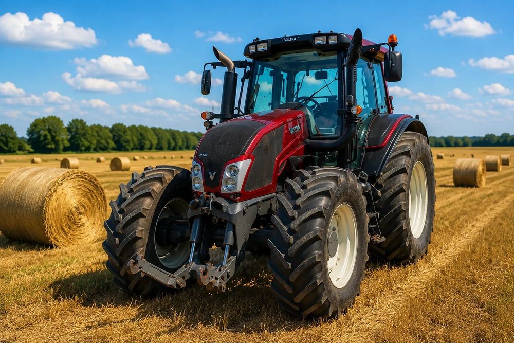 Valtra N123  N123 T120 N101 N143 50km/h brutto tuz,klima,miękka oś,8300mtg, 1-wł