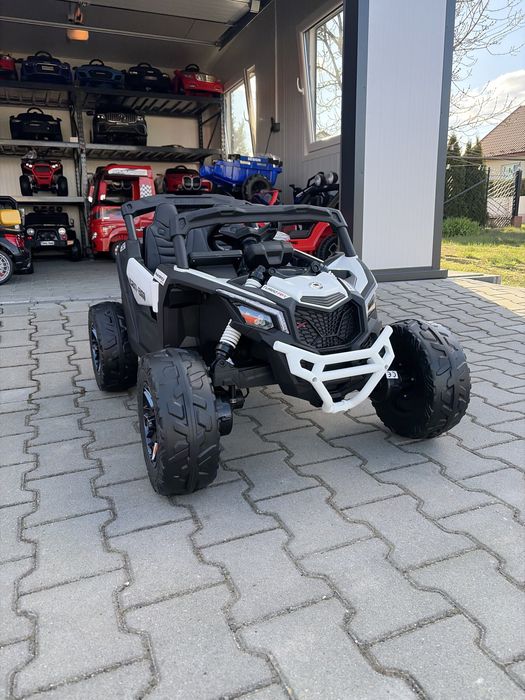 Auto na Akumulator BUGGY CAN AM MAVERICK Turbo RR 4x200W 24V 7Ah Biały