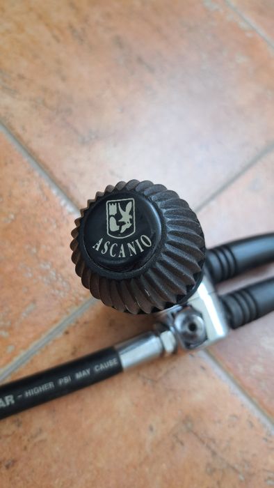 Regulador de mergulho Ascanio — 1º andar + consola — nunca usado