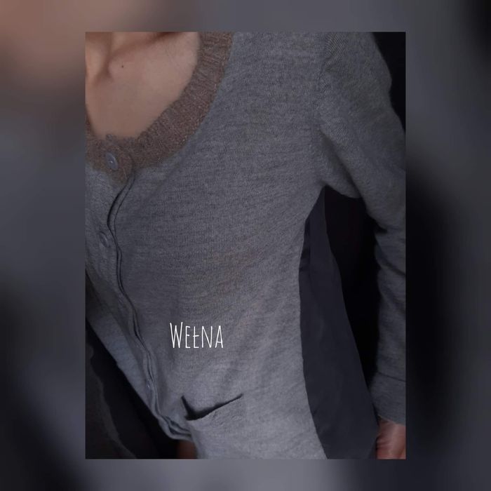 Sweter wełna jedwab Munthe Simonsen/Roz/L