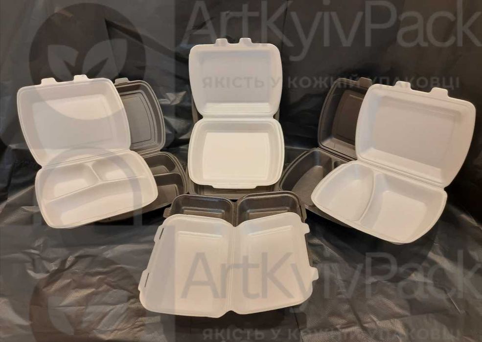 Ланч бокси  МВ-1 , 2 , 3  Одноразовий посуд
