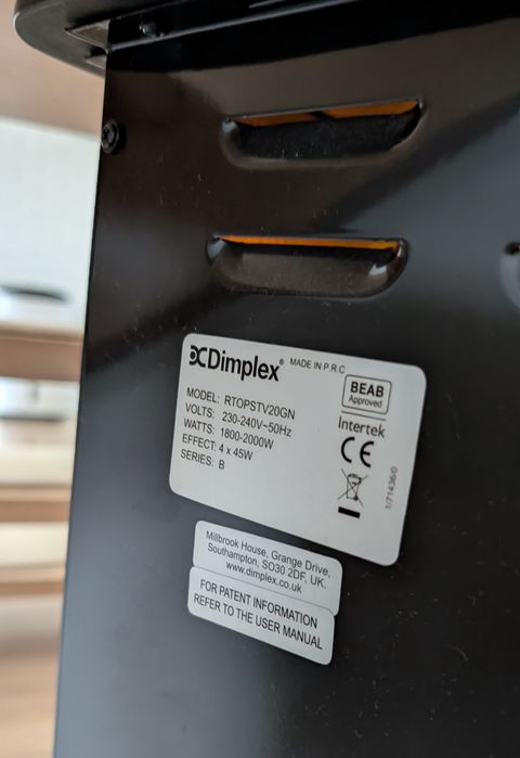 Dimplex kominek elektryczny Opti-Myst efekt płomienia 3D mgła