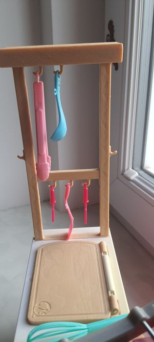 Lalka Barbie zestaw duża kuchnia plus lalka Barbie