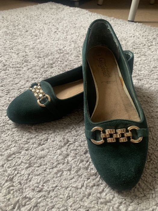 Туфли р 38 натуральный замш