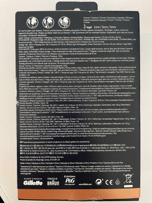 Máquina Gillette com Garantia