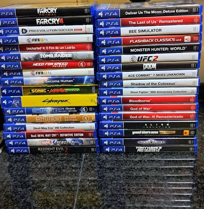Jogos como novos PS4