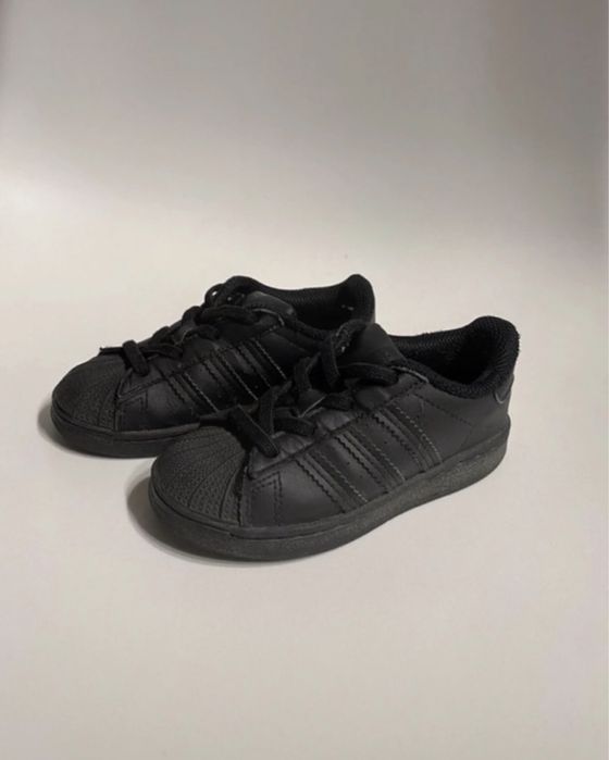 Czarne buty adidas superstar rozmiar 25 dziecięce