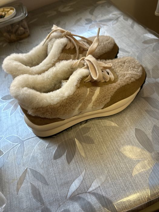 Buty na zime z naturalnym futrem