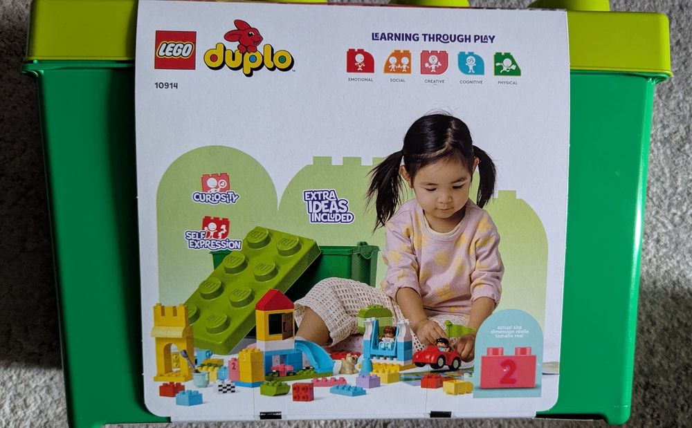 Блоковий конструктор LEGO DUPLO Велика коробка з кубиками (10914)