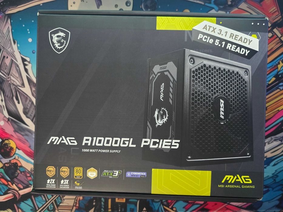 MSI MAG A1000GL 1000W PCIE5 ATX 3.1