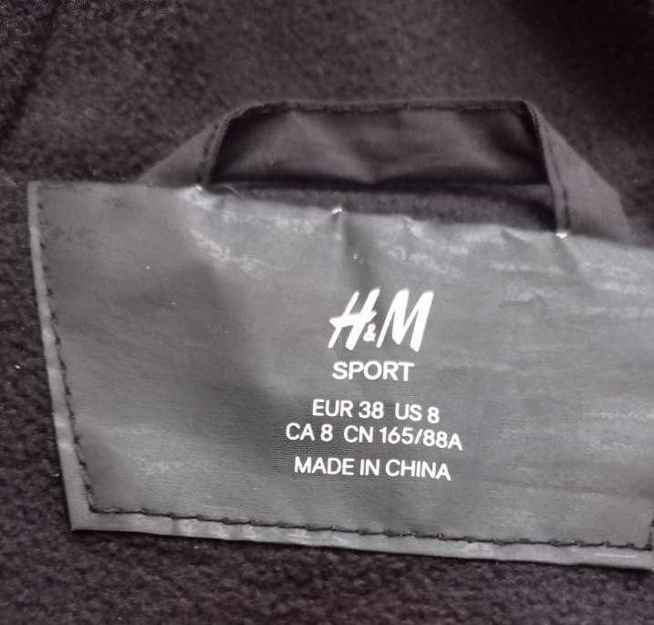 Жіноча спортивна куртка H&M Sport з капюшоном (фліс)