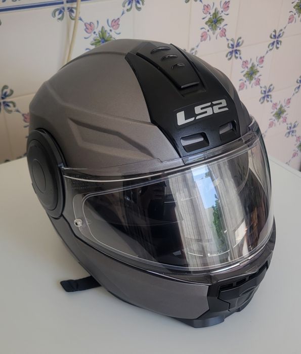 CAPACETE  LS FF902 scope ll solid titanium  + pinlock 70