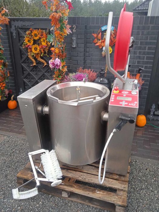 Kocioł warzelny do gotowania  z mieszadłem garnek do bigosu