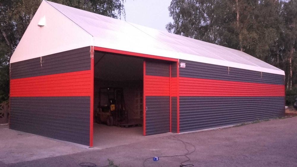 Hala namiotowa 15x8x3m, hala magazynowa, Magazyn, Namiot