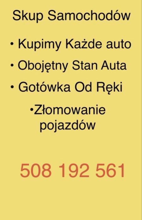 Skup Aut • Skup Samochodów • Złomowanie Pojazdów •
