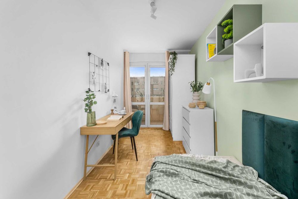Pokój jednoosobowy z BALKONEM | tramwaj 3 min | Opolska - Prądnik Biały | AGH, UP, PK, UR, UEK - View 3