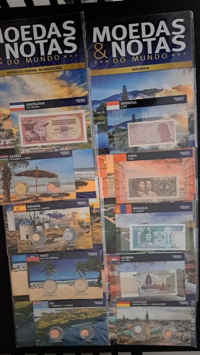 Coleção Moedas e Notas do Mundo