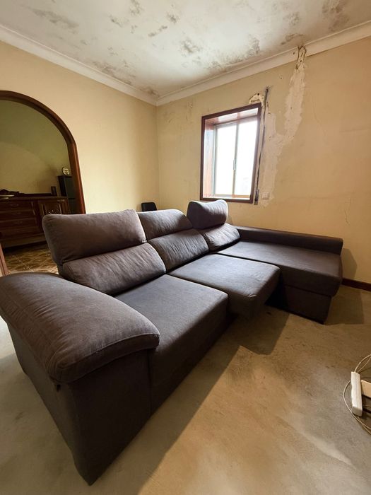 Sofá 3 luguares com chaise lounge