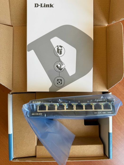 D-Link Switch 8 portas Gigabit DGS-1100-08V2