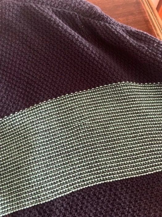 Colete Lanidor Oversize Azul Escuro e Verde XL