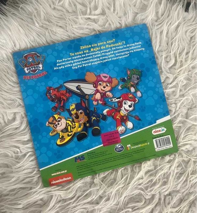 Bajki do poduszki "O powietrznej akcji" Psi Patrol Nickelodeon