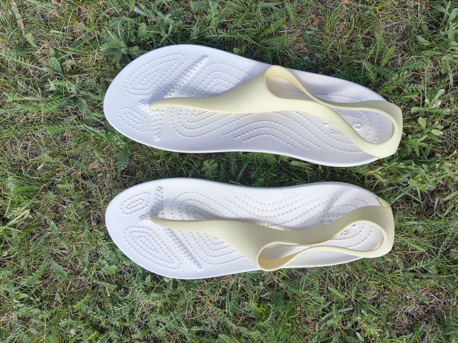Japonki CROCS sexi flip oyster W 9 /  39-40  jak nowe