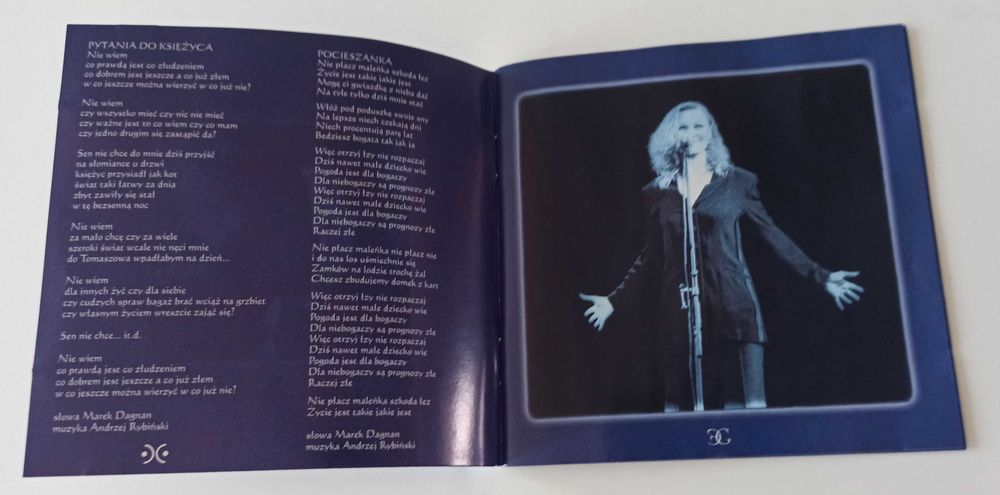Edyta Geppert Pytania do księżyca – same pudełko i wkładka do cd