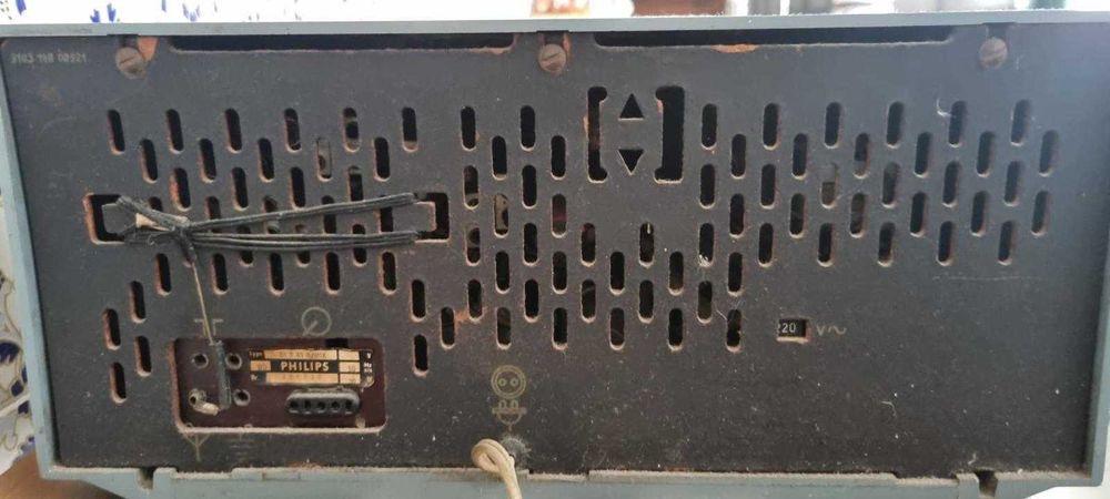 Radio Philips cinza
