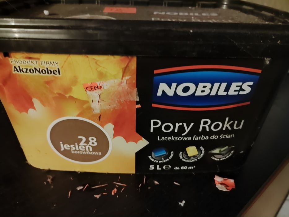 Farba emulsyjna, lateksowe różne kolory