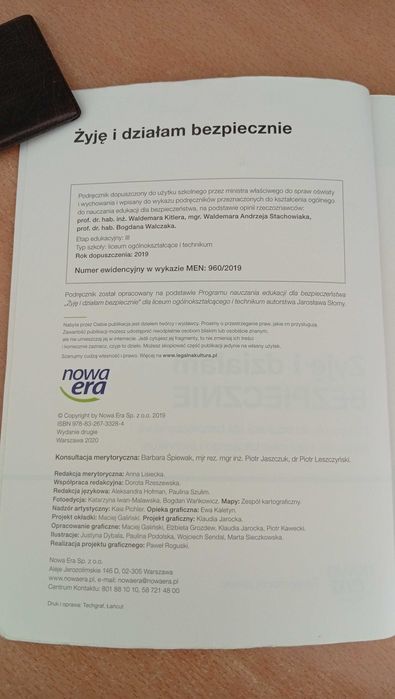 Żyję i działam BEZPIECZNIE klasa 1