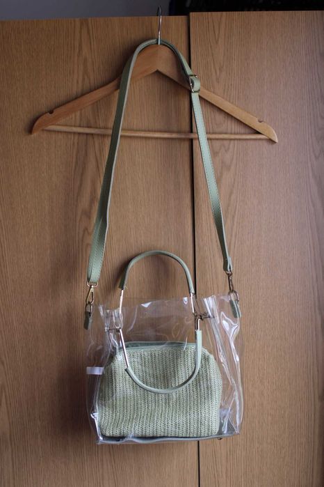 Mala Verde Transparente