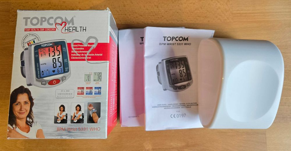 Ciśnieniomierz na nadgarstek TOPCOM BPM Wrist 5331 WHO