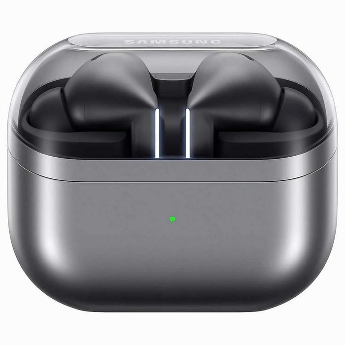 Oryginalne słuchawki dokanałowe Samsung Buds3 Pro ANC Srebrne
